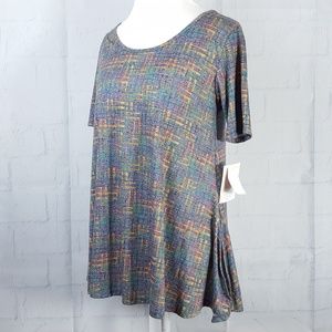 NWT Lularoe Perfect T Women XS Multi-Colored Dress